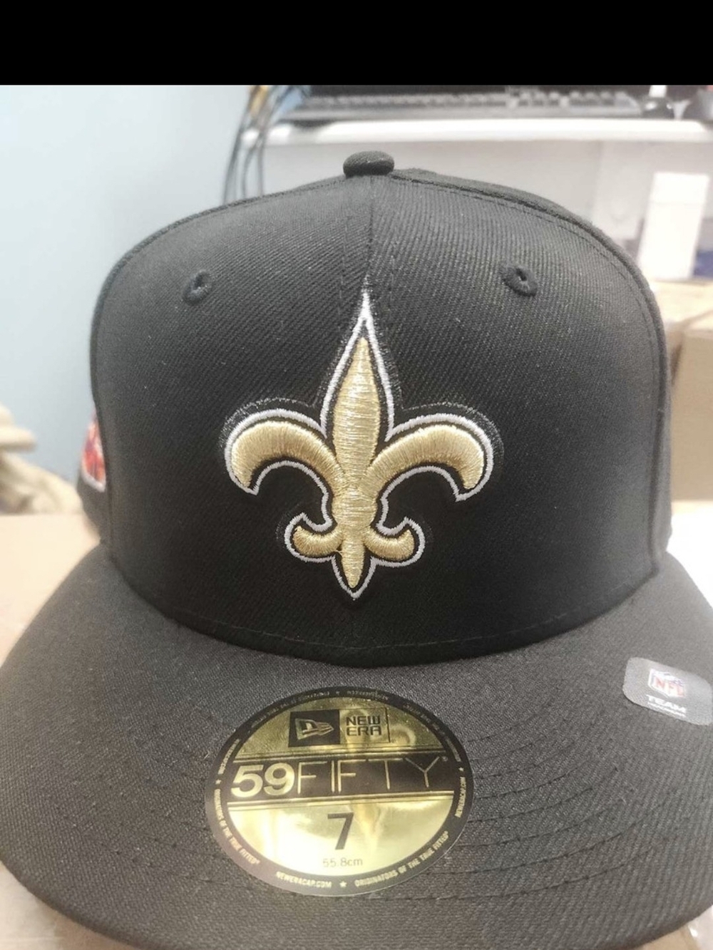 New Orleans Saints NFL New Era Black 59Fifty Basic Hat/Cap